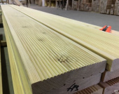 Террасная доска 28х142х5000 сорт В Вельвет